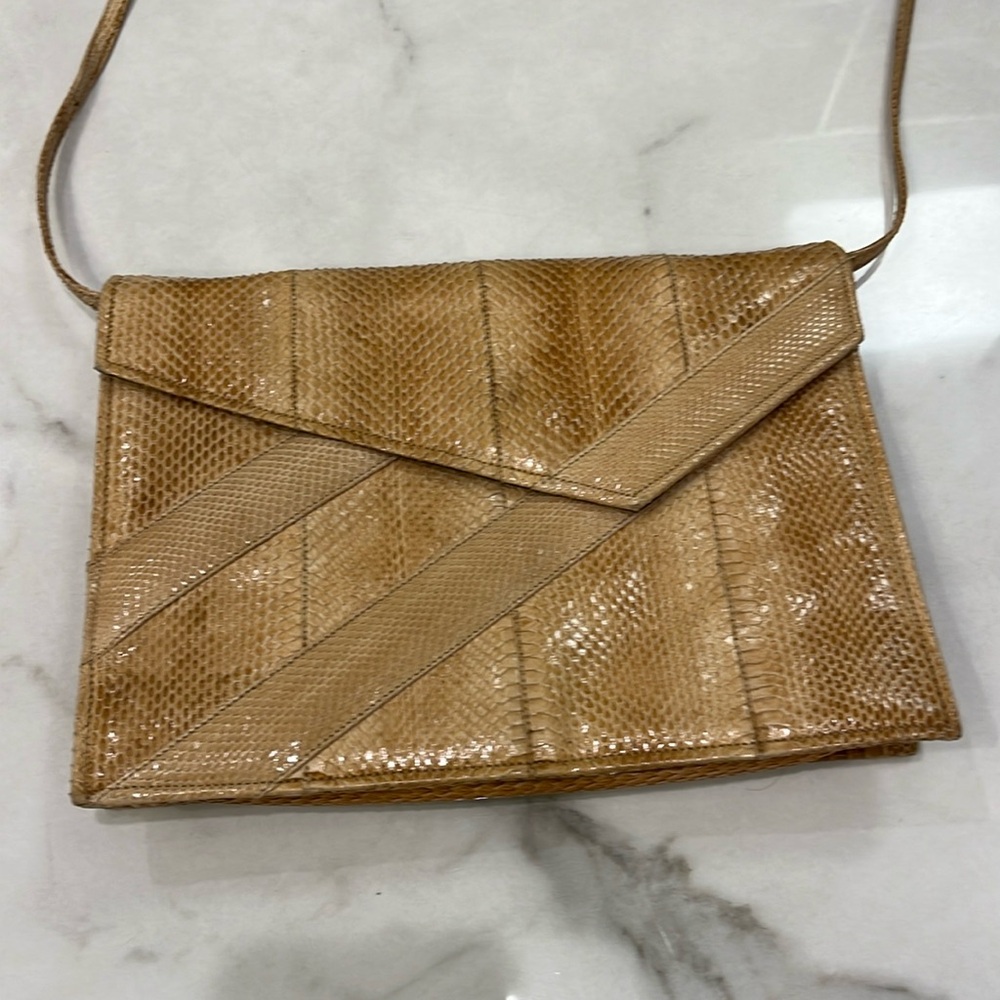 Snake skin purse